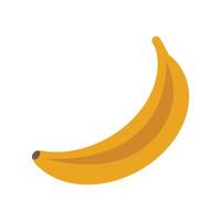 vektor färsk banan frukt friska på vit bakgrund