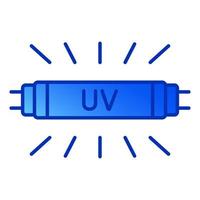 bakterizide UV-Lampe. medizinisches antimikrobielles Gerät für Zuhause, Klinik, Krankenhaus. UV-Licht Desinfektionslampe. ultraviolette keimtötende Bestrahlung. UV-Licht vektor