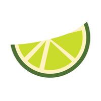 vektor kalk kil frukt platt illustration citrus- frukt design element