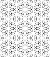 svart och vit sömlös abstrakt mönster. bakgrund och bakgrund. gråskale dekorativ design. vektor