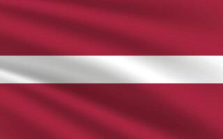 lettland flagga vektor illustration. lettland nationell flagga. vinka lettland flagga.