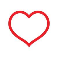 kärlek hjärta ikoner vektor. hjärta symbol ikon. vektor