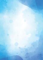 Aquarell Kunst Hintergrund Startseite Vorlage einstellen Hintergrund Design mit Farbe Bürste Blau lila vektor