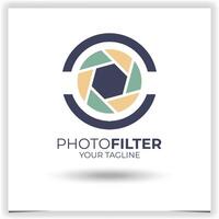 Vektor Foto Ziel Logo Design Vorlage