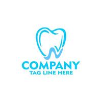 Dental Logo Vorlage zum Marke oder Unternehmen vektor