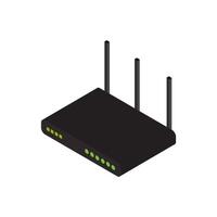 Router-Symbol im Hintergrund vektor