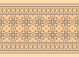 ein schön geometrisch ethnisch orientalisch Muster traditionell auf Weiß Hintergrund.aztec Stil, Stickerei, abstrakt, Vektor, Illustration.design zum Textur, Stoff, Kleidung, Verpackung, Dekoration, Teppich, Druck. vektor