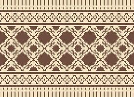 ein schön geometrisch ethnisch orientalisch Muster traditionell auf Weiß Hintergrund.aztec Stil, Stickerei, abstrakt, Vektor, Illustration.design zum Textur, Stoff, Kleidung, Verpackung, Dekoration, Teppich, Druck. vektor