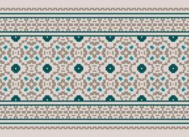 en skön textil- digital design uppsättning av damast- mughal paisley dekorativ ikat etnisk korsa sy mönster dekor gräns retro lyx stil tapet gåva kort ram för kvinnor trasa främre tillbaka dupatta vektor