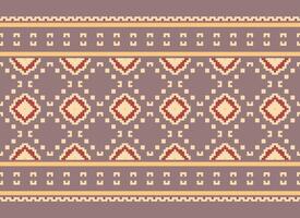 ein schön geometrisch ethnisch orientalisch Muster traditionell auf Weiß Hintergrund.aztec Stil, Stickerei, abstrakt, Vektor, Illustration.design zum Textur, Stoff, Kleidung, Verpackung, Dekoration, Teppich, Druck. vektor