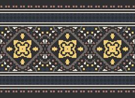 ukrainska, vitryska folk konst vektor sömlös mönster i röd och svart, inspirerad förbi traditionell broderi vyshyvanka