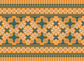 en skön geometrisk etnisk orientalisk mönster traditionell på vit background.aztec stil, broderi, abstrakt, vektor, illustration.design för textur, tyg, kläder, inslagning, dekoration, matta, tryck. vektor