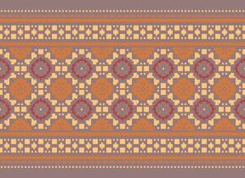 ein schön geometrisch ethnisch orientalisch Muster traditionell auf Weiß Hintergrund.aztec Stil, Stickerei, abstrakt, Vektor, Illustration.design zum Textur, Stoff, Kleidung, Verpackung, Dekoration, Teppich, Druck. vektor