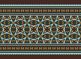 ein schön geometrisch ethnisch orientalisch Muster traditionell auf Weiß Hintergrund.aztec Stil, Stickerei, abstrakt, Vektor, Illustration.design zum Textur, Stoff, Kleidung, Verpackung, Dekoration, Teppich, Druck. vektor