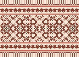 Pixel ethnisch Muster Vektor Hintergrund. nahtlos Muster traditionell, Design zum Hintergrund, Hintergrund, Batik, Stoff, Teppich, Kleidung, Verpackung, und textil.ethnisch Muster Vektor Illustration.