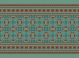 en skön geometrisk etnisk orientalisk mönster traditionell på vit background.aztec stil, broderi, abstrakt, vektor, illustration.design för textur, tyg, kläder, inslagning, dekoration, matta, tryck. vektor