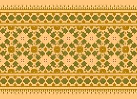 pixel etnisk mönster vektor bakgrund. sömlös mönster traditionell, design för bakgrund, tapet, batik, tyg, matta, Kläder, omslag, och textil.etnisk mönster vektor illustration.