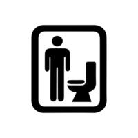 Mädchen und Jungs Toilette unterzeichnen. Männer und Frauen Toilette Symbol. Toilette Symbol Zeichen Symbol. Vektor Illustration.