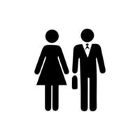 Mädchen und Jungs Toilette unterzeichnen. Männer und Frauen Toilette Symbol. Toilette Symbol Zeichen Symbol. Vektor Illustration.