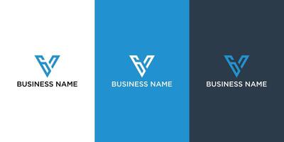 modern minimal Brief vg Logo Design Vorlage vektor