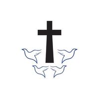 kyrkans logotyp vektor