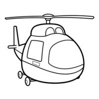 glatt Hubschrauber Gliederung Symbol im Vektor Format zum Luftfahrt Entwürfe.