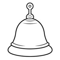 elegant Glocke Gliederung Symbol im Vektor Format zum Benachrichtigung Entwürfe.