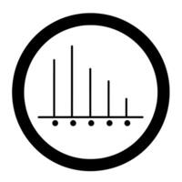 elegant Graf översikt ikon i vektor formatera för datarelaterad mönster.