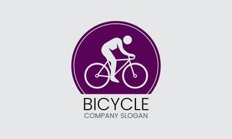 ai genererad cykel logotyp vektor ikon mall design
