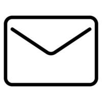 E-Mail-Liniensymbol vektor