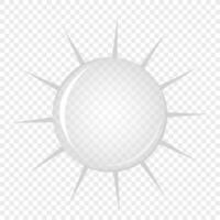 Sonne. eben Design Stil. zum das Design von Ihre Webseite, Logo, Anwendung. Vektor Illustration