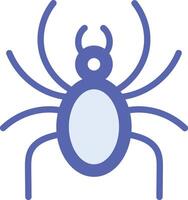 ein Spinne Symbol auf ein Weiß Hintergrund vektor