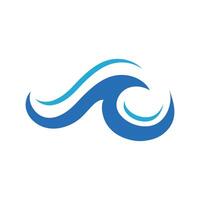 Vinka logotyp. grafisk symboler av hav eller strömmande hav vatten stiliserade för företag identitet vektor. illustration vatten Vinka logotyp för företag emblem företag vektor