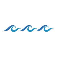 Vinka logotyp. grafisk symboler av hav eller strömmande hav vatten stiliserade för företag identitet vektor. illustration vatten Vinka logotyp för företag emblem företag vektor
