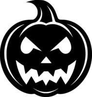 Halloween - - schwarz und Weiß isoliert Symbol - - Vektor Illustration