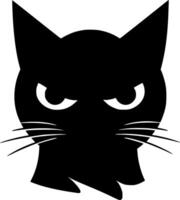 schwarz Katze - - hoch Qualität Vektor Logo - - Vektor Illustration Ideal zum T-Shirt Grafik