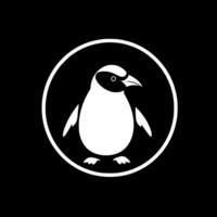 Pinguin - - minimalistisch und eben Logo - - Vektor Illustration