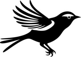 Vogel - - minimalistisch und eben Logo - - Vektor Illustration
