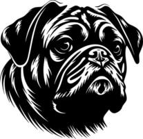 mops - hög kvalitet vektor logotyp - vektor illustration idealisk för t-shirt grafisk