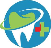 unik dental logotyp för din klinik vektor