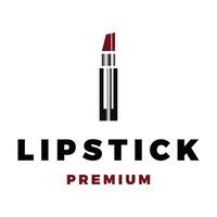 Lippenstift Symbol Vektor Logo Vorlage Illustration Design