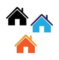 Haus Logo.einfach und elegant echt Nachlass Logo Design Vorlage zum Ihre Unternehmen. vektor