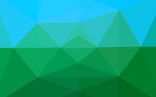 hellblauer, grüner abstrakter polygonaler Vektorplan. vektor