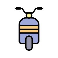 Vektor-Scooter-Symbol vektor