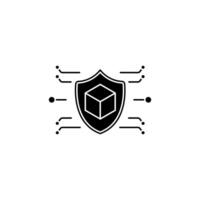 blockchain begrepp linje ikon. enkel element illustration. blockchain begrepp översikt symbol design. vektor