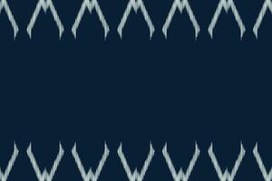 traditionell ethnisch Ikat Motiv Stoff Muster geometrisch Stil.afrikanisch Ikat Stickerei ethnisch orientalisch Muster Blau Hintergrund Hintergrund. abstrakt, Vektor, Illustration. Textur, Rahmen, Dekoration. vektor