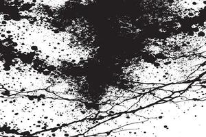 schwarz Grunge einfarbig Textur Vektor Vorlage zum Hintergrund Textur. abstrakt Textur