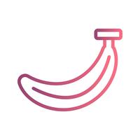 Vektor-Bananen-Symbol vektor