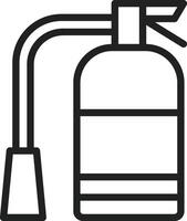 Feuer Feuerlöscher Symbol Vektor Bild. geeignet zum Handy, Mobiltelefon Apps, Netz Apps und drucken Medien.