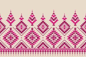abstrakt etnisk aztec stil. etnisk geometrisk sömlös mönster i stam. amerikansk, mexikansk stil. design för bakgrund, illustration, tyg, Kläder, matta, textil, batik, broderi. vektor